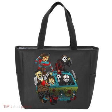 Scary Holocaust Machine Van Movie Characters Tote Bag