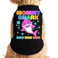Scary Mommy Shark Doo Doo Doo Halloween Doggie Tank thumb 0