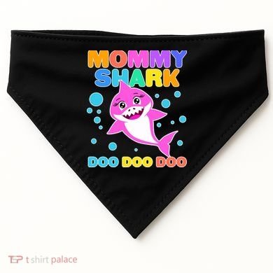 Scary Mommy Shark Doo Doo Doo Halloween USA-Made Doggie Bandana
