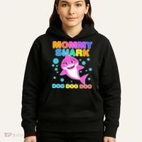 Scary Mommy Shark Doo Doo Doo Halloween Hoodie thumb 5