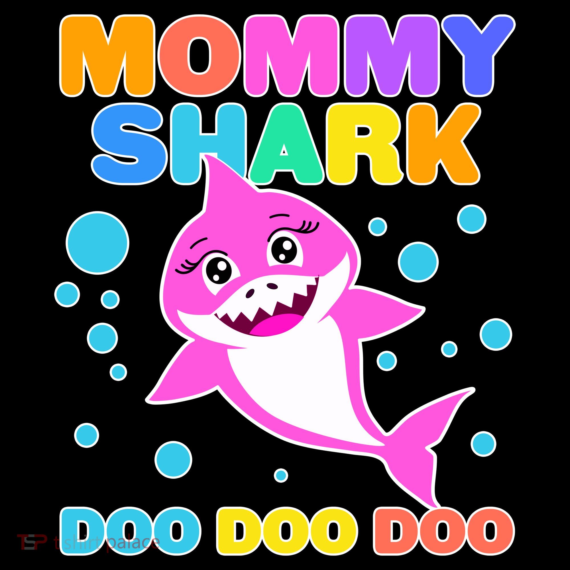 Scary Mommy Shark Doo Doo Doo Halloween Apron