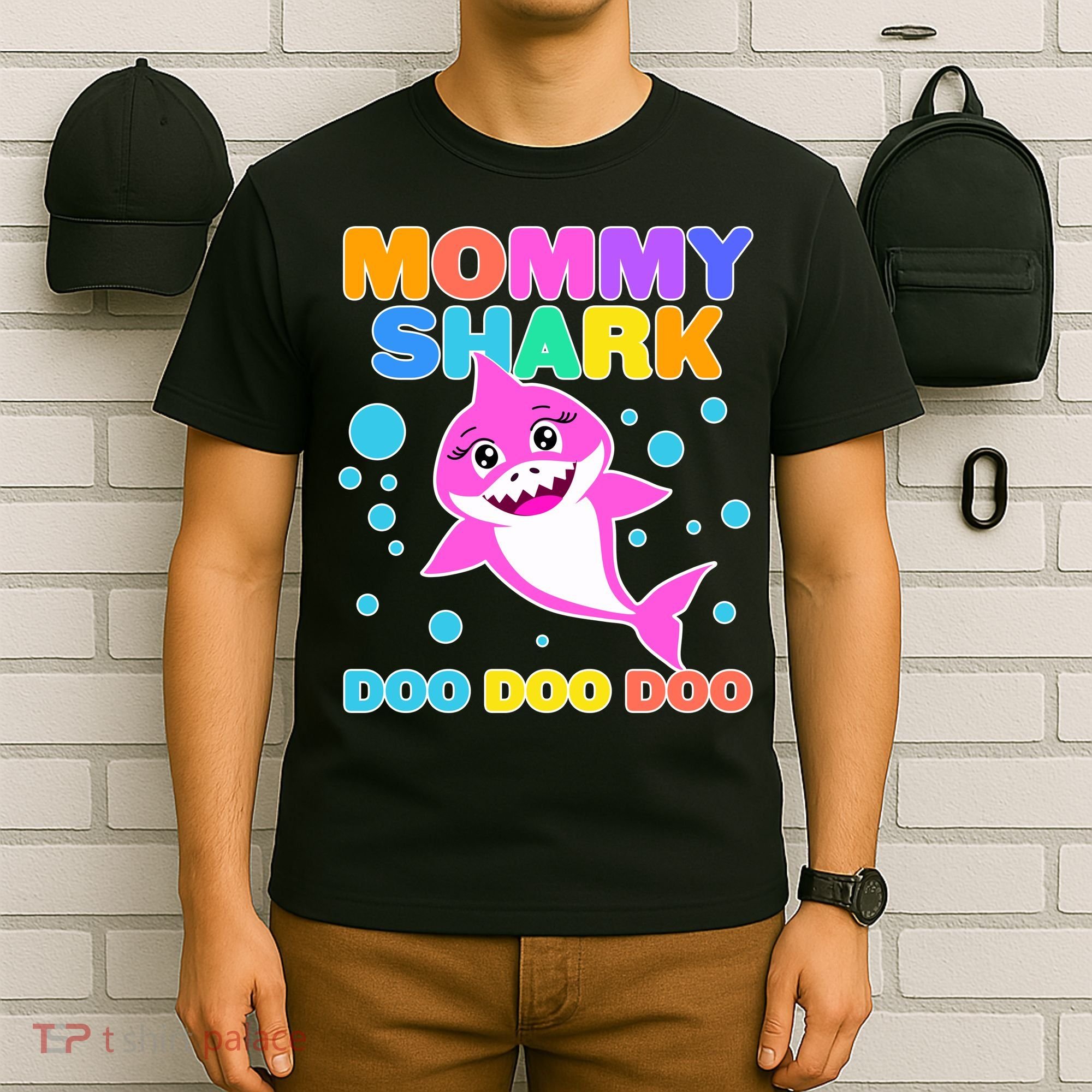 Scary Mommy Shark Doo Doo Doo Halloween T-Shirt