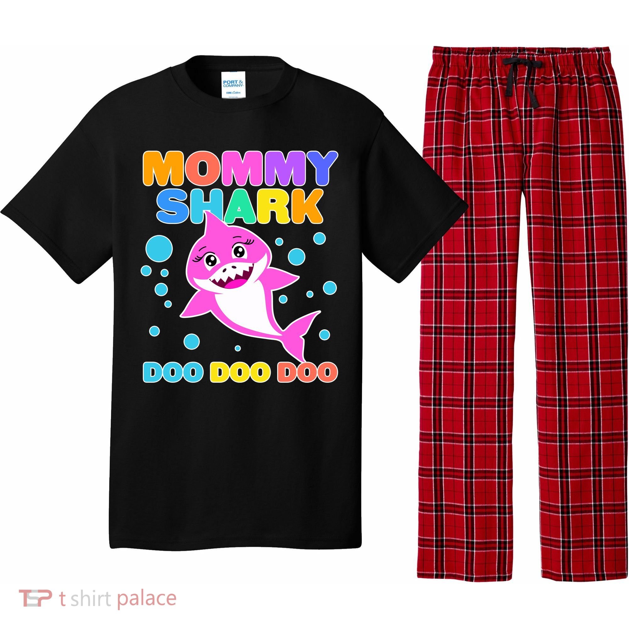 Scary Mommy Shark Doo Doo Doo Halloween Pajama Set