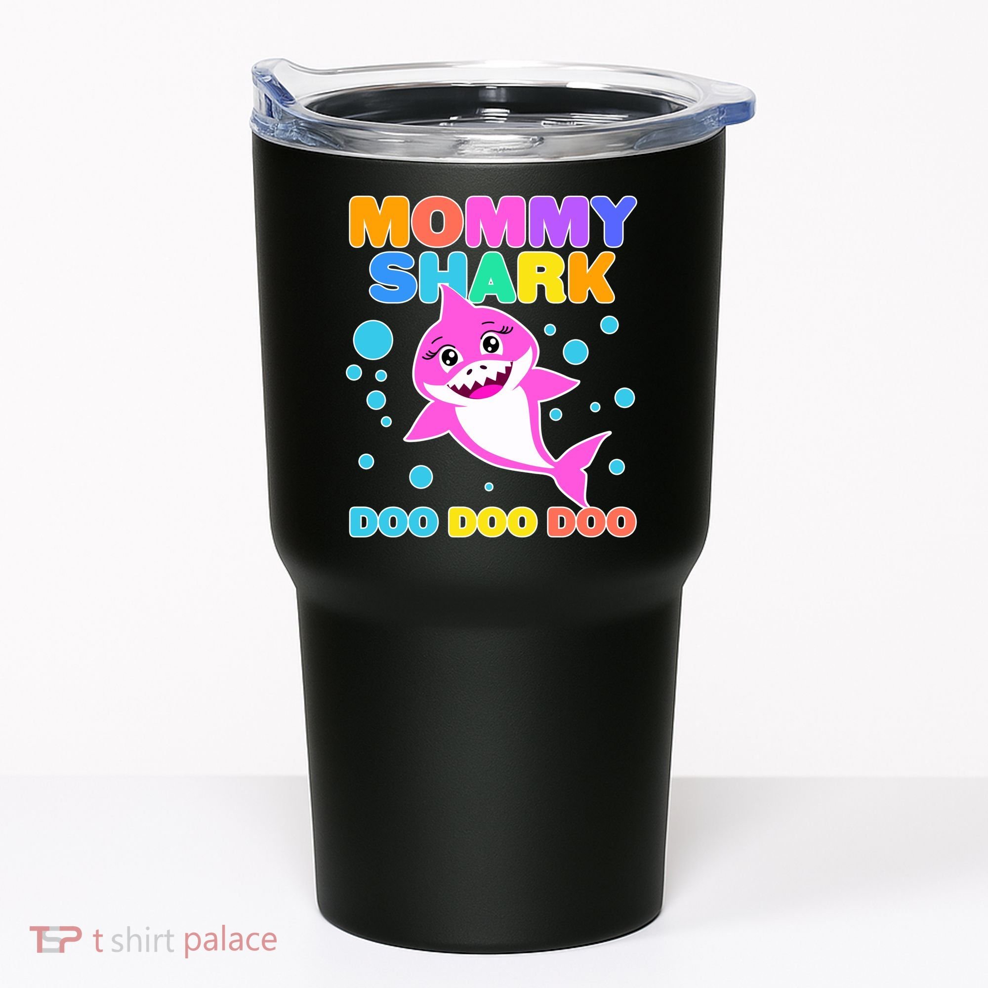 Scary Mommy Shark Doo Doo Doo Halloween Tumbler
