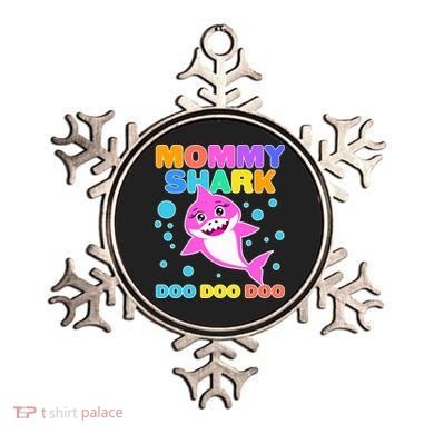 Scary Mommy Shark Doo Doo Doo Halloween Ornament