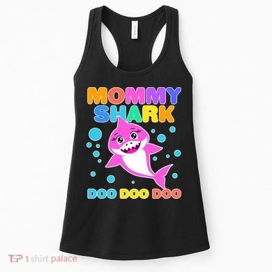 Scary Mommy Shark Doo Doo Doo Halloween Women's Tank Top