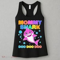 Scary Mommy Shark Doo Doo Doo Halloween Women's Tank Top thumb 3