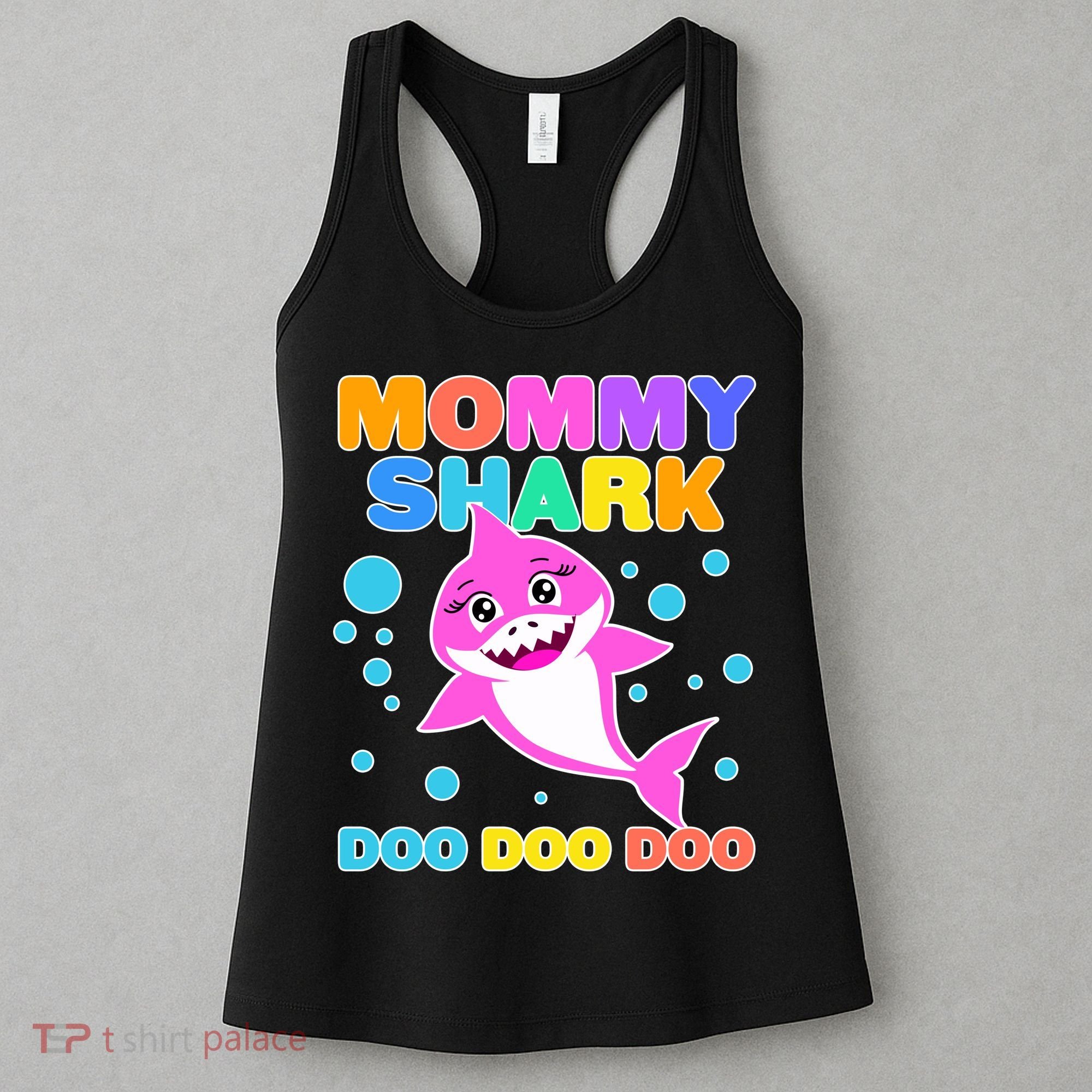 Scary Mommy Shark Doo Doo Doo Halloween Women's Tank Top