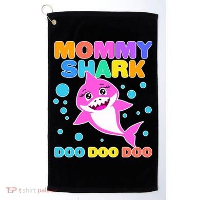 Scary Mommy Shark Doo Doo Doo Halloween Golf Towel