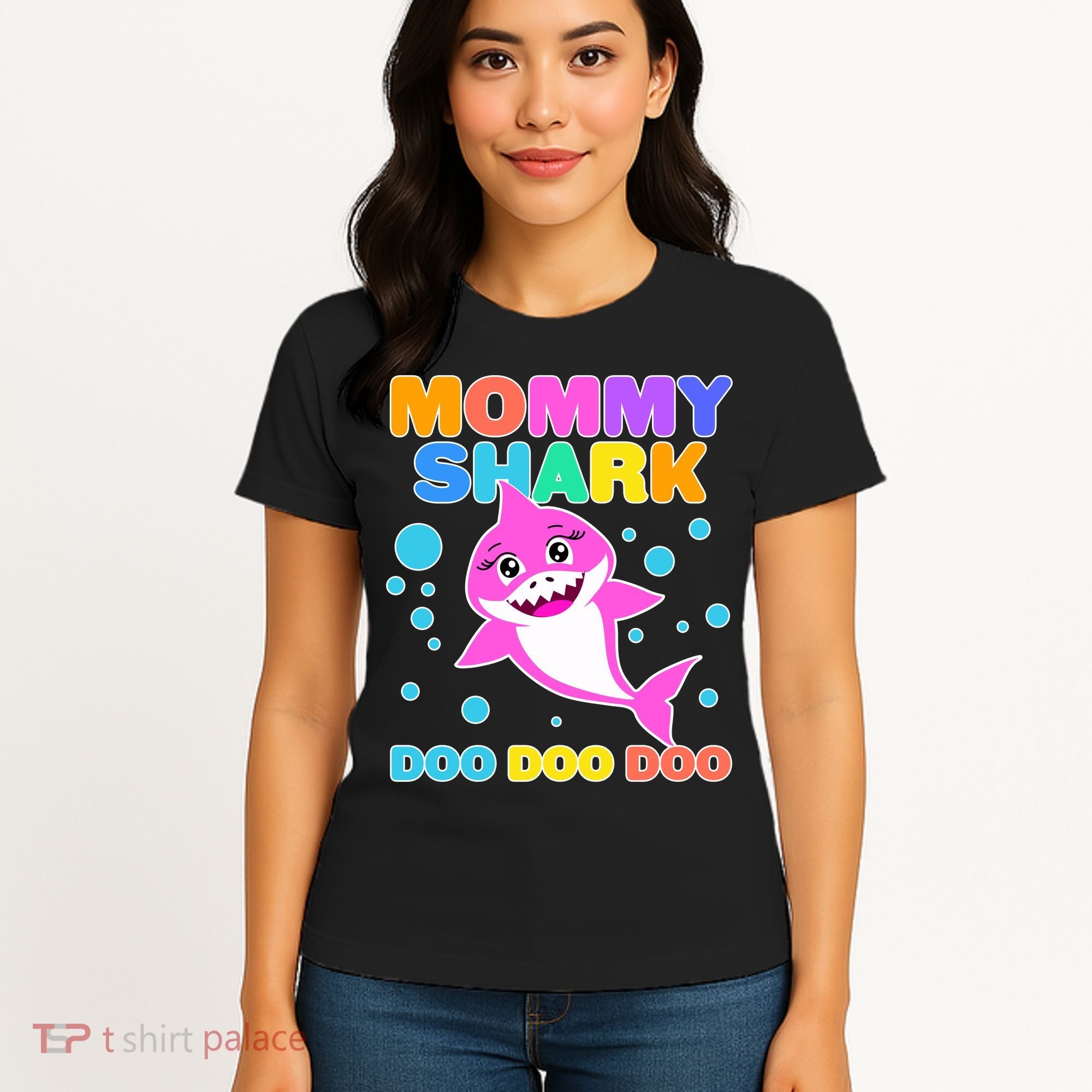 Scary Mommy Shark Doo Doo Doo Halloween Women's T-Shirt