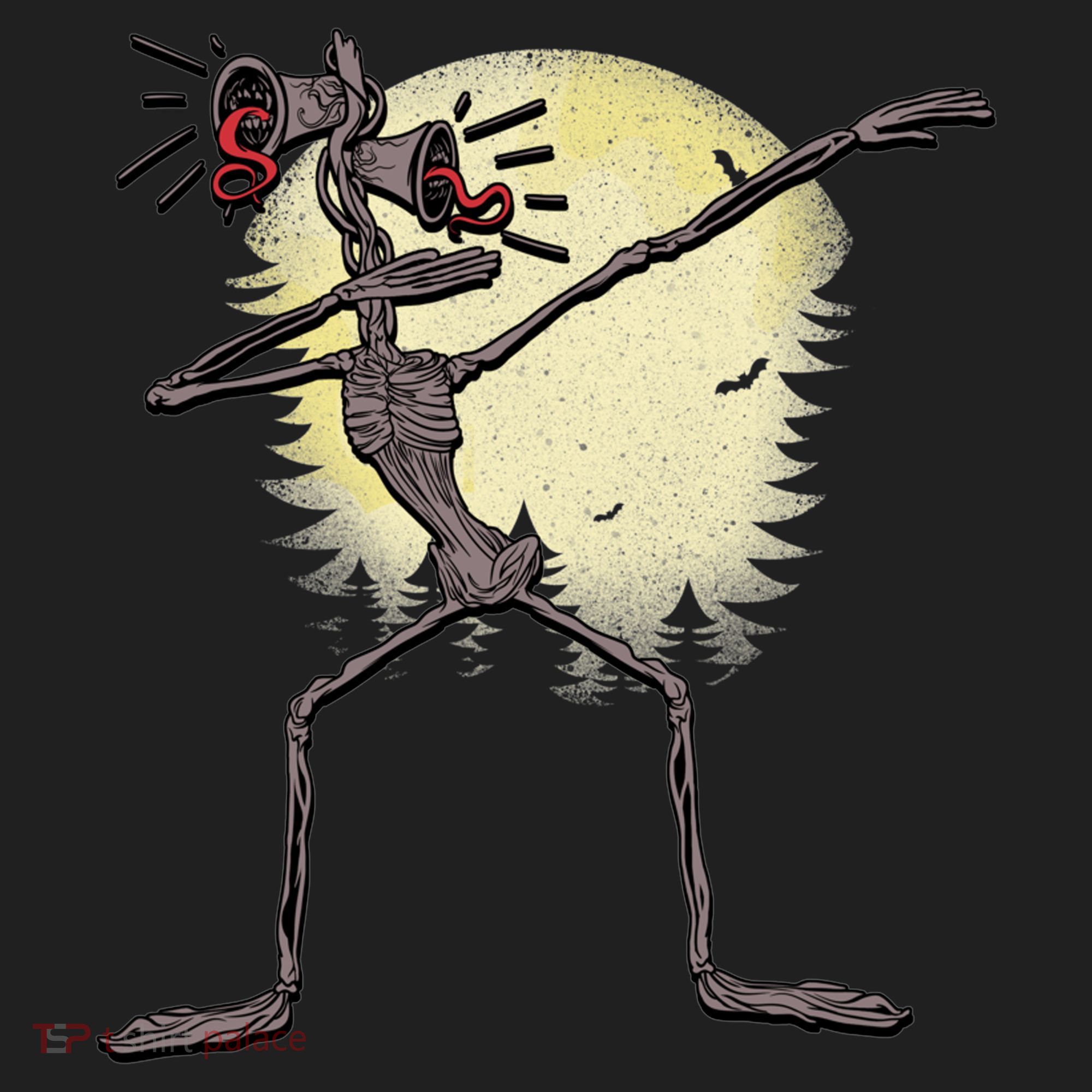 Scary Siren Head Monster Dabbing Comfort Colors T-Shirt