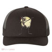 Scary Siren Head Monster Dabbing Yupoong Adult 5-Panel Trucker Hat thumb 0