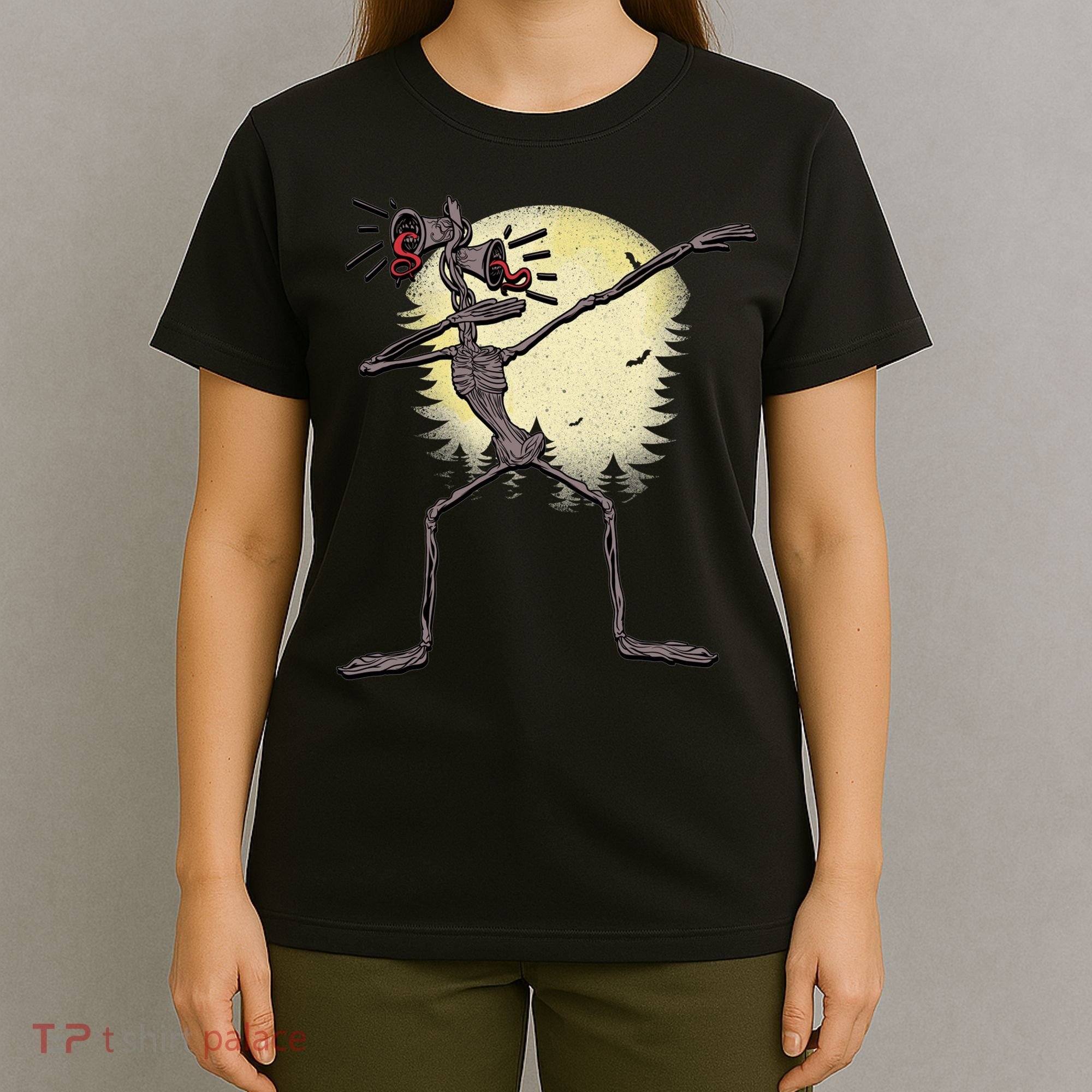 Scary Siren Head Monster Dabbing T-Shirt