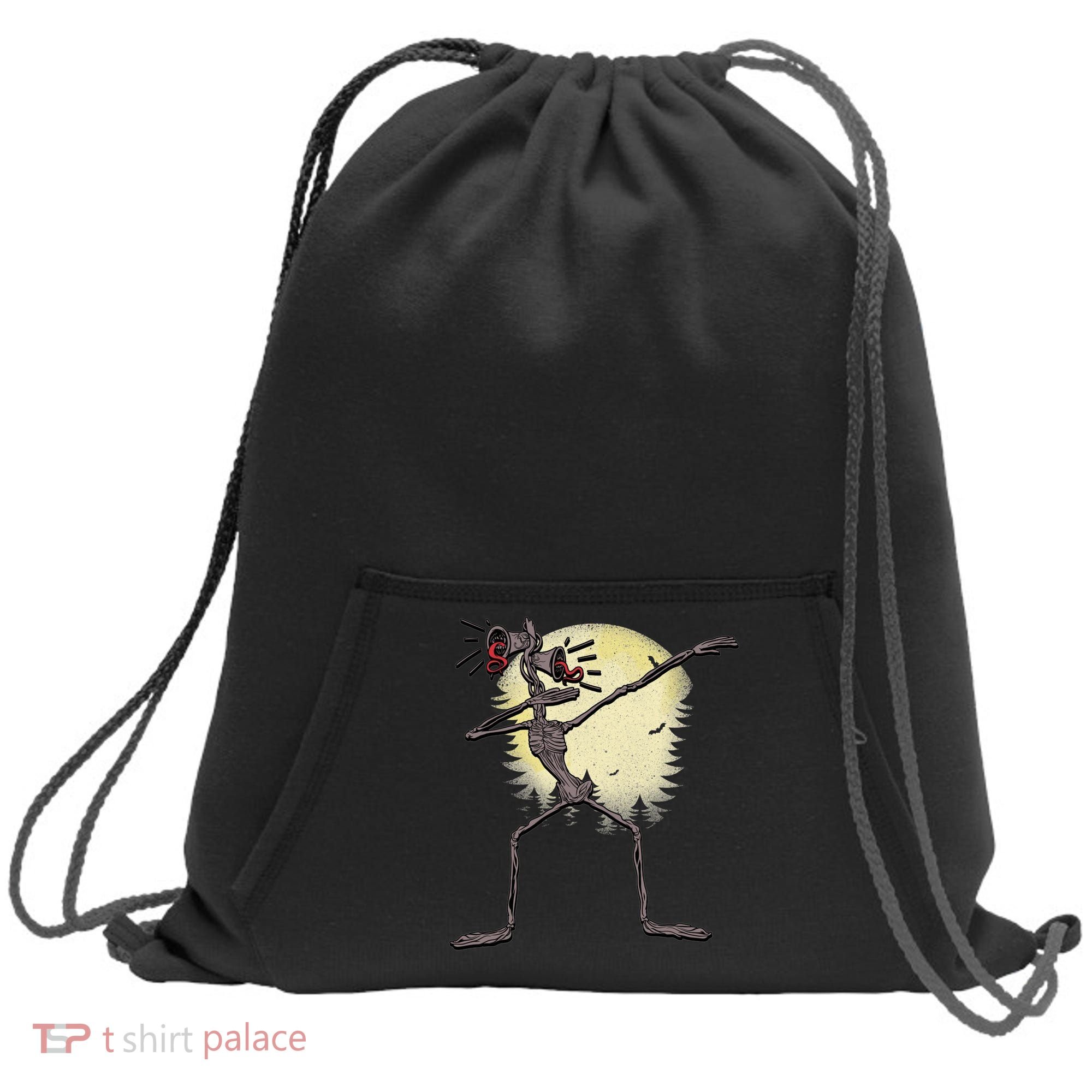 Scary Siren Head Monster Dabbing Sweatshirt Cinch Pack Bag