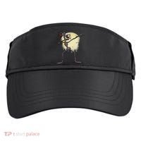 Scary Siren Head Monster Dabbing Adult Drive Performance Visor thumb 0