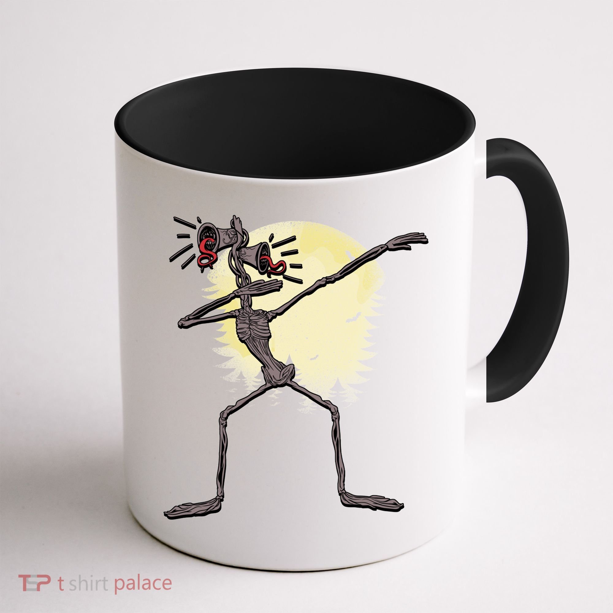 Scary Siren Head Monster Dabbing Coffee Mug