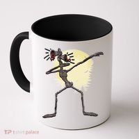 Scary Siren Head Monster Dabbing Coffee Mug thumb 0
