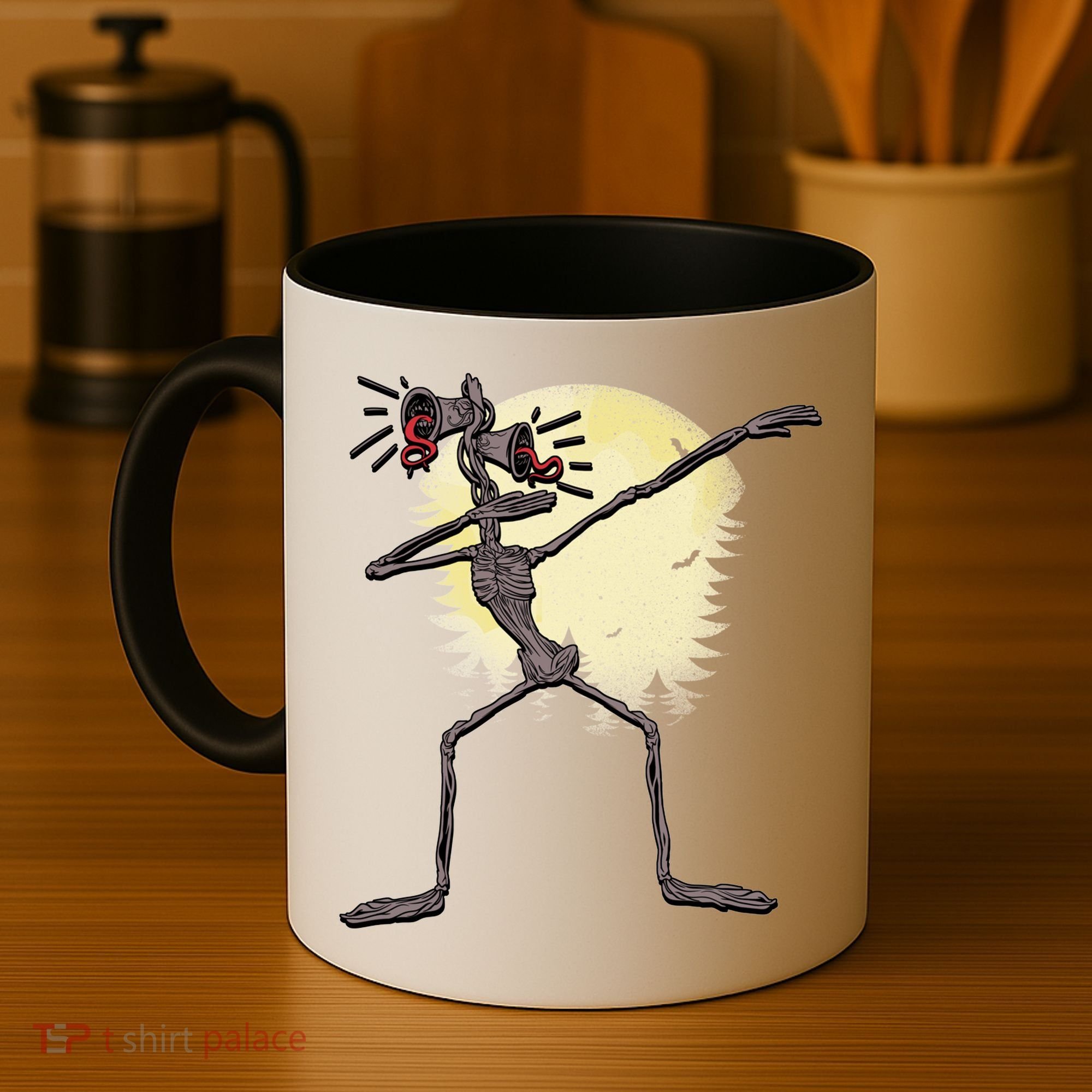 Scary Siren Head Monster Dabbing Coffee Mug