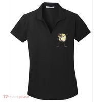 Scary Siren Head Monster Dabbing Women's Dry Zone Grid Polo thumb 0