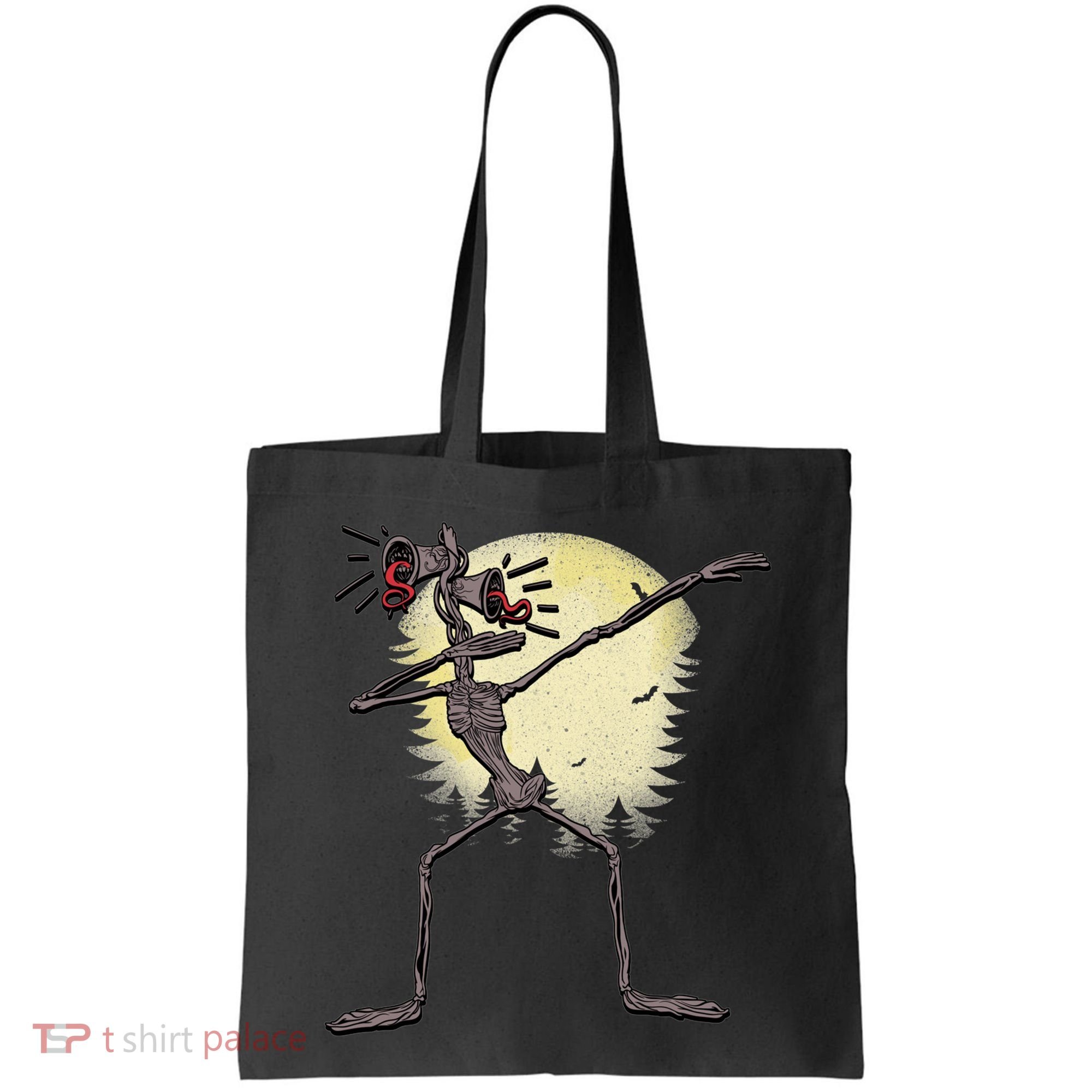 Scary Siren Head Monster Dabbing Tote Bag
