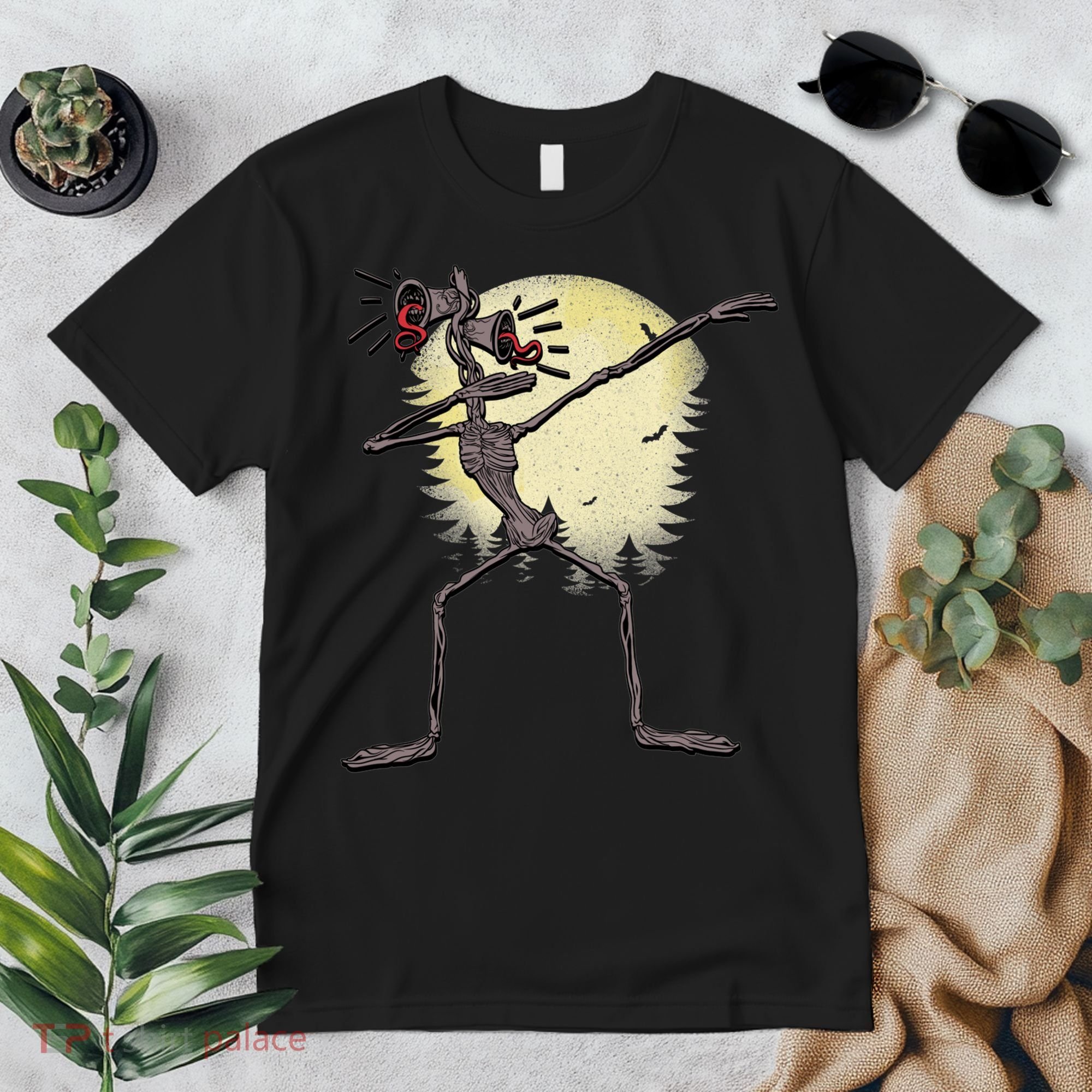 Scary Siren Head Monster Dabbing Premium T-Shirt