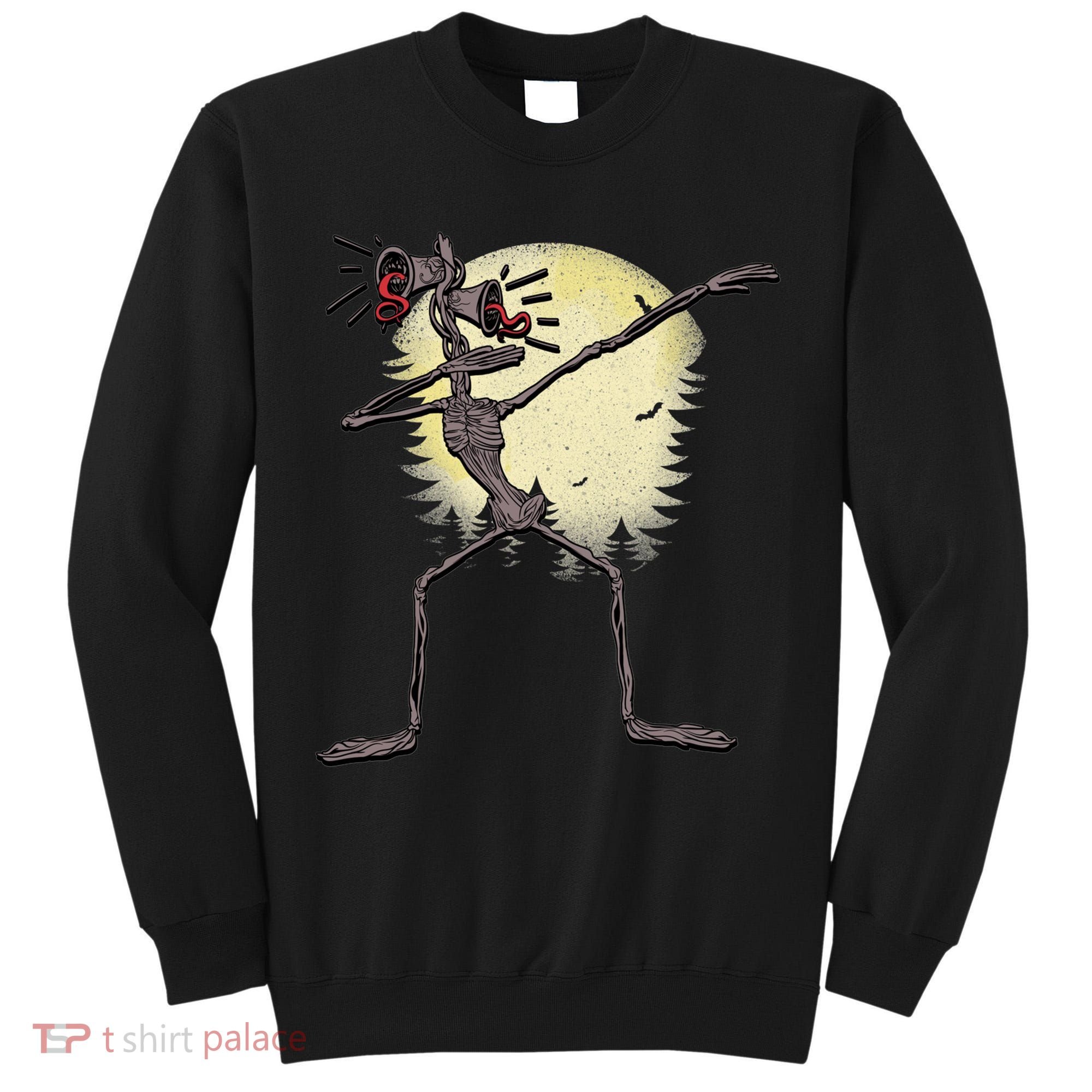Scary Siren Head Monster Dabbing Tall Sweatshirt