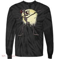 Scary Siren Head Monster Dabbing Tie-Dye Long Sleeve Shirt thumb 0