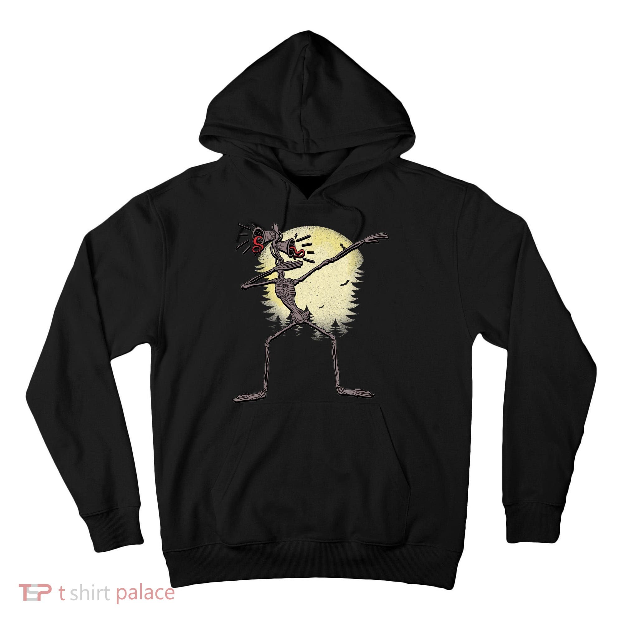 Scary Siren Head Monster Dabbing Tall Hoodie