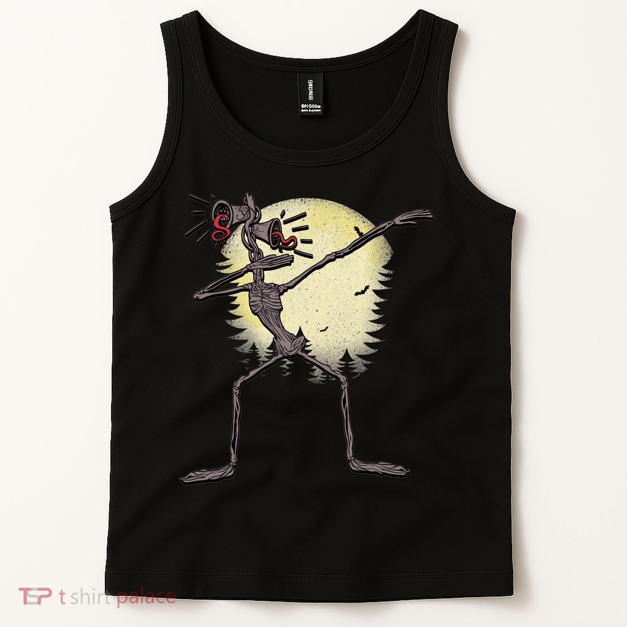 Scary Siren Head Monster Dabbing Tank Top
