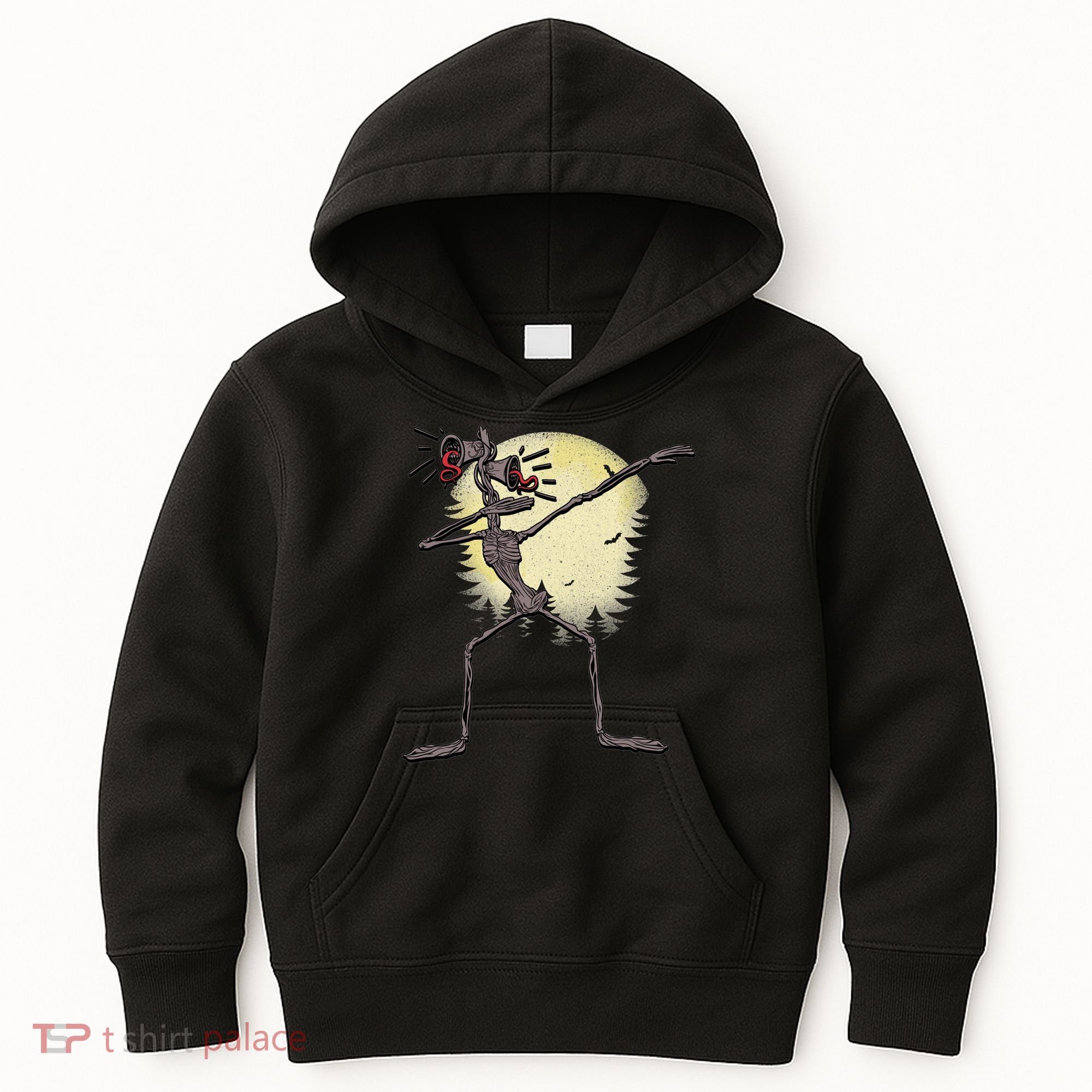 Scary Siren Head Monster Dabbing Kids Hoodie