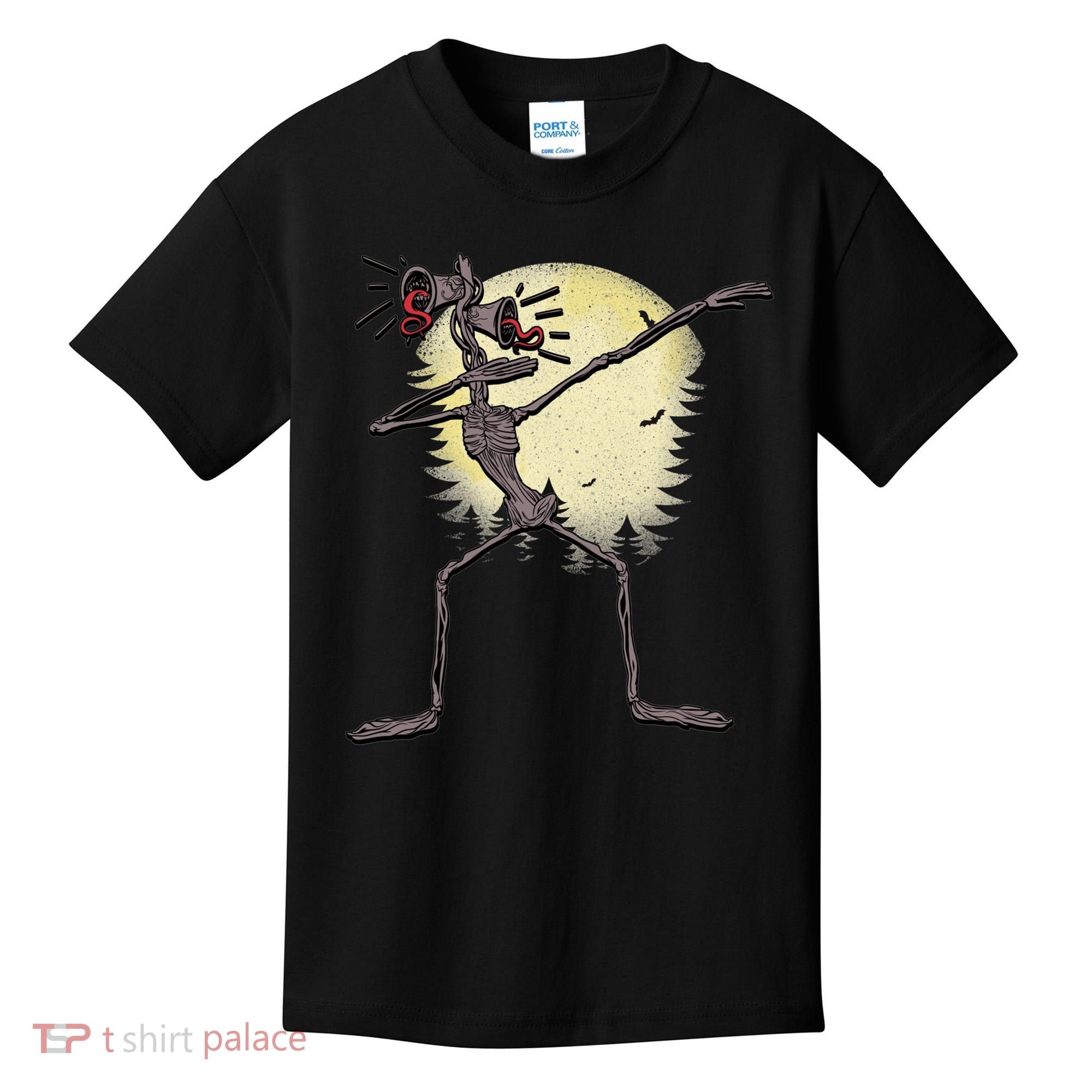 Scary Siren Head Monster Dabbing Kids T-Shirt