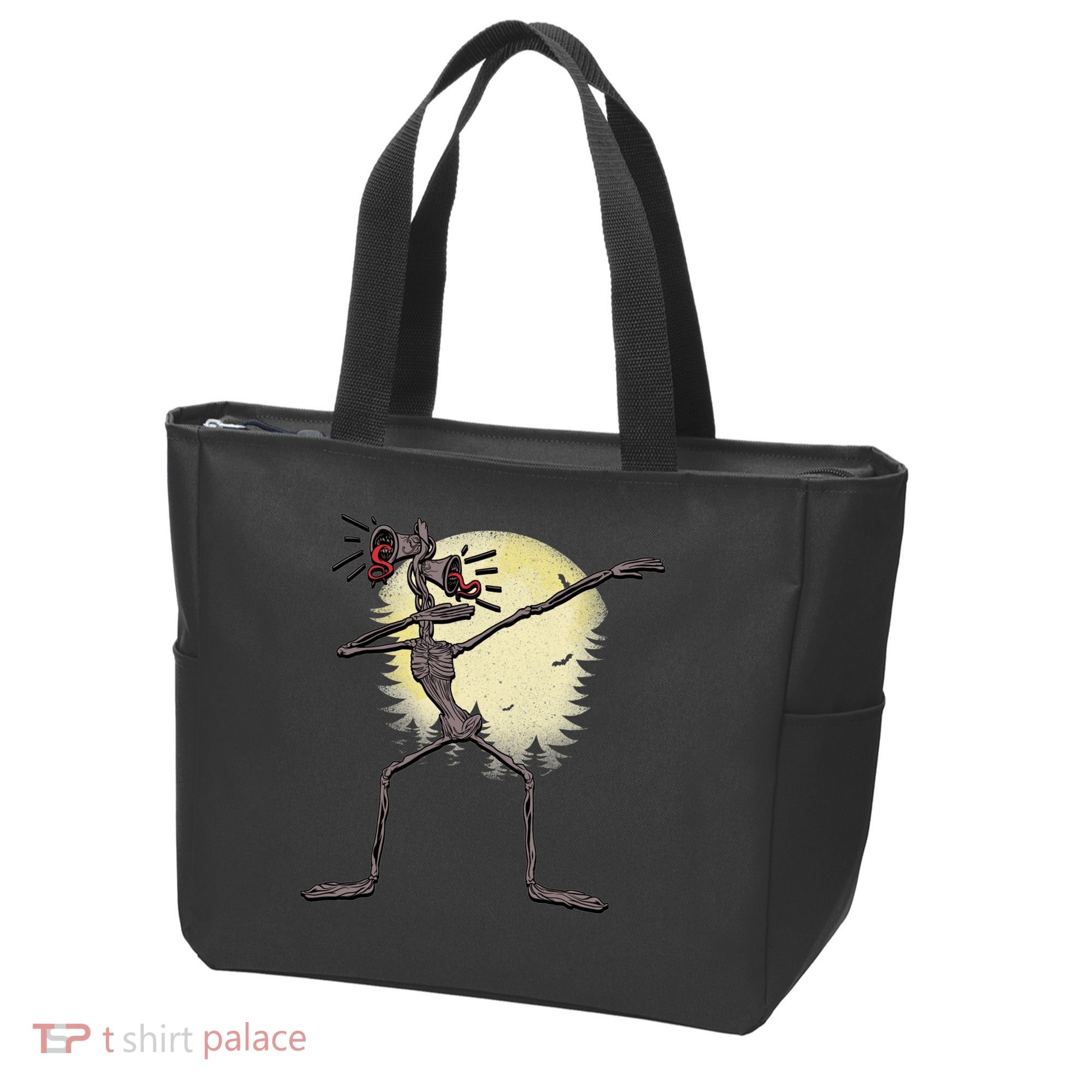 Scary Siren Head Monster Dabbing Tote Bag