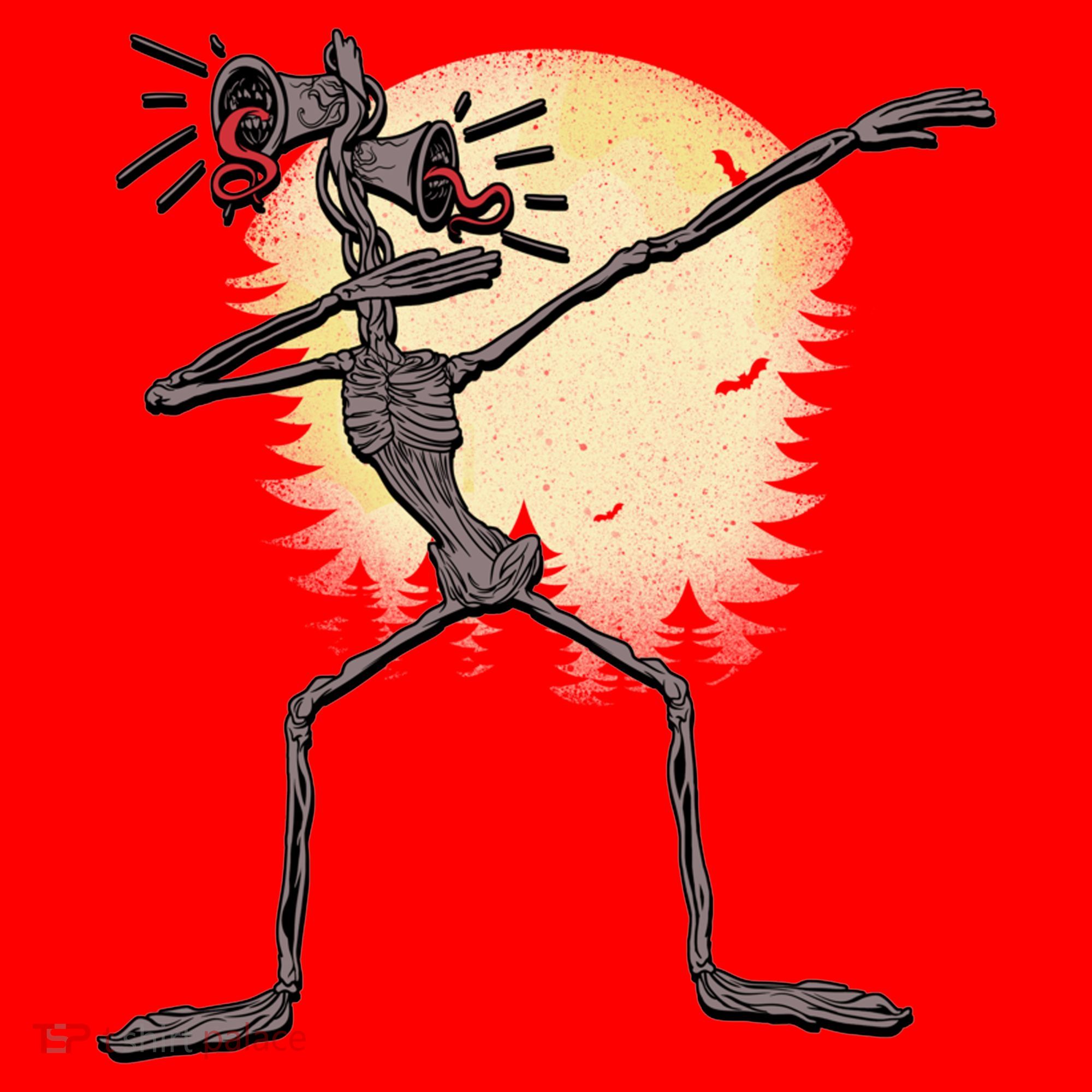 Scary Siren Head Monster Dabbing Santa Hat