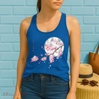Sakura Cherry Blossom Japan's Favorite Flower Gift Women's Tank Top thumb 2