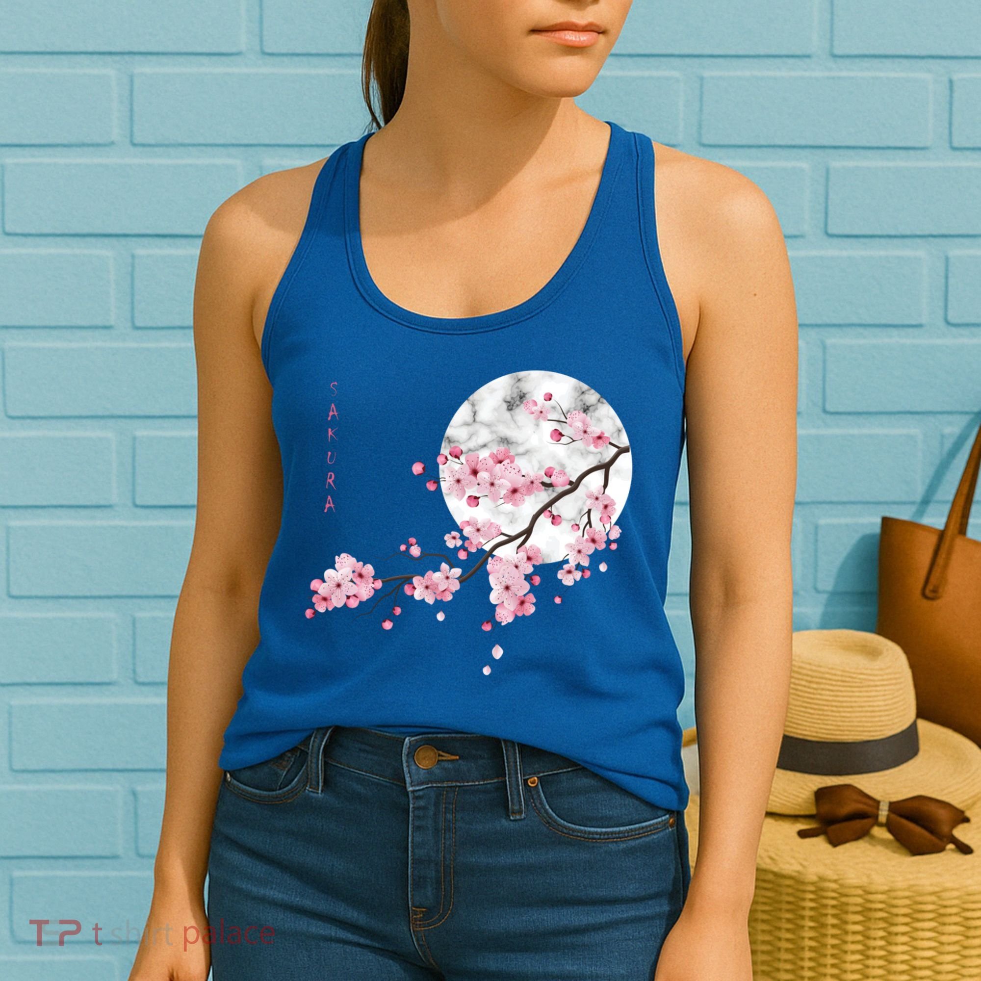 Sakura Cherry Blossom Japan's Favorite Flower Gift Women's Tank Top