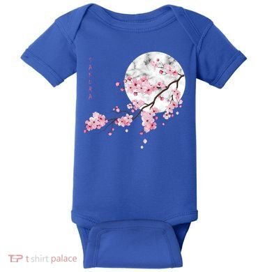 Sakura Cherry Blossom Japan's Favorite Flower Gift Baby Bodysuit