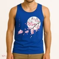 Sakura Cherry Blossom Japan's Favorite Flower Gift Tank Top thumb 3