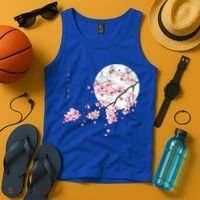 Sakura Cherry Blossom Japan's Favorite Flower Gift Tank Top thumb 4