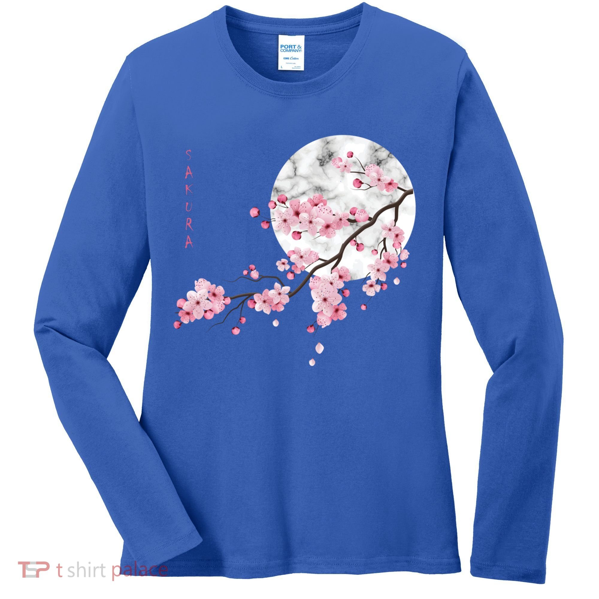 Sakura Cherry Blossom Japan's Favorite Flower Gift Women's Long Sleeve Shirt