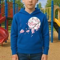 Sakura Cherry Blossom Japan's Favorite Flower Gift Kids Hoodie thumb 2