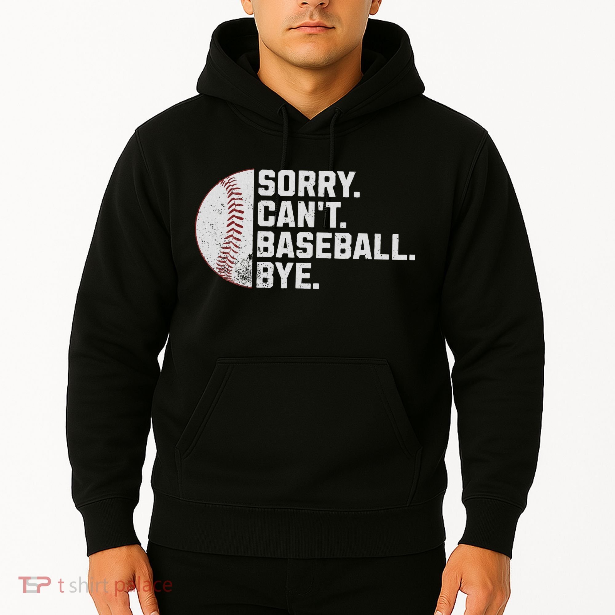 Sorry Can't Baseball Bye Funny Baseball For Women Hoodie