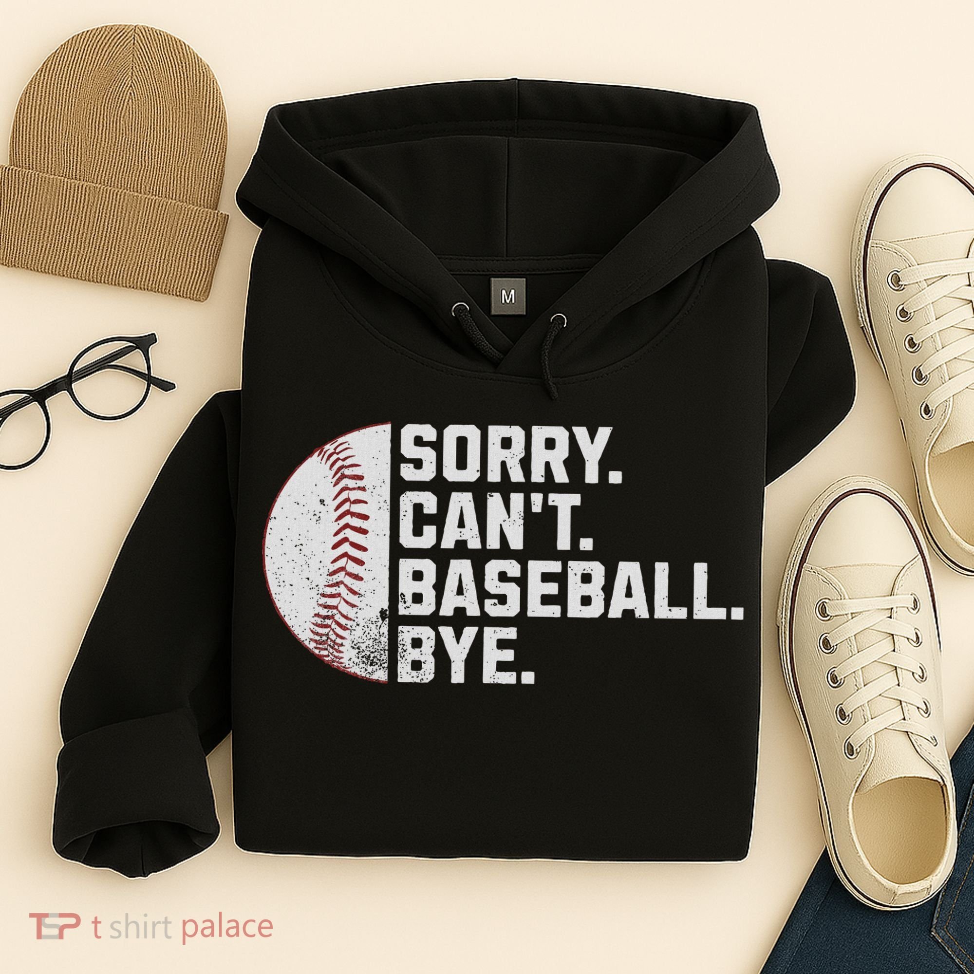 Sorry Can't Baseball Bye Funny Baseball For Women Hoodie