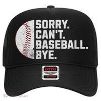 Sorry Can't Baseball Bye Funny Baseball For Women Hat thumb 0