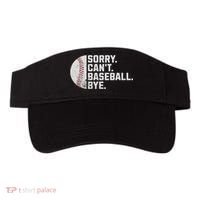 Sorry Can't Baseball Bye Funny Baseball For Women Visor thumb 0