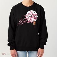 Sakura 桜 Cherry Blossom Japanese Graphical Art Flower Cool Gift Women's Sweatshirt thumb 0