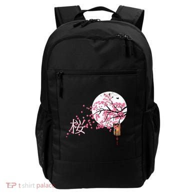 Sakura 桜 Cherry Blossom Japanese Graphical Art Flower Cool Gift Backpack