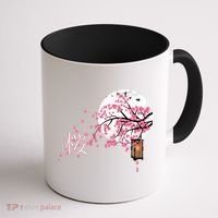 Sakura 桜 Cherry Blossom Japanese Graphical Art Flower Cool Gift Coffee Mug thumb 1