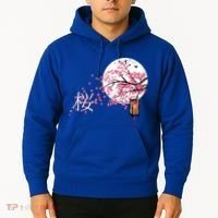Sakura 桜 Cherry Blossom Japanese Graphical Art Flower Cool Gift Hoodie thumb 2
