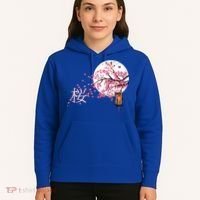 Sakura 桜 Cherry Blossom Japanese Graphical Art Flower Cool Gift Hoodie thumb 5
