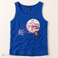 Sakura 桜 Cherry Blossom Japanese Graphical Art Flower Cool Gift Tank Top thumb 2